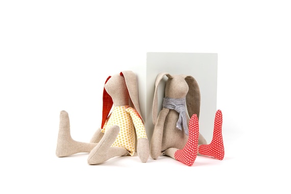 美品✨ ビンテージ ラグドール 箱入り　ペア イースターバニー ニッカーボッカー ビンテージ ラグドール イースターバニー ペア ☆Knickerbocker