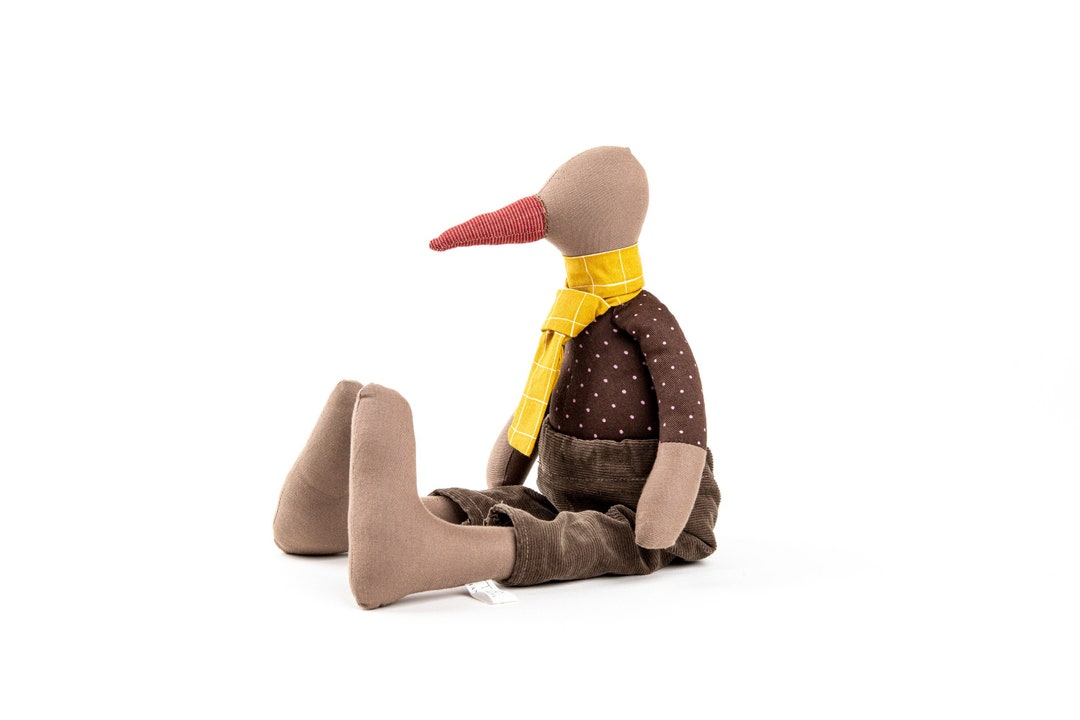 創作ドール アートドール アヒル 人形 編みぐるみ ブライス 幼稚園 鳥 雑貨