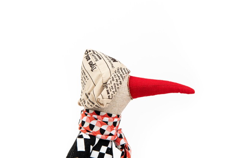 Bird Doll Doll Toy Stuffed Animal Handmade Doll Fabric Etsy