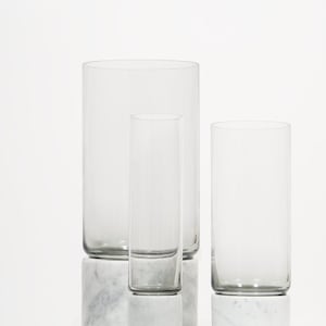 Large Marble Glass Vase Hurricane BLACK Minimal Contemporary Hygge Design Aesthetic Flower Vase, Candle Holder, House Warming Gift image 2