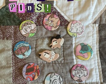 Handmade Pins!