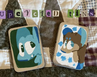 Upcycled Hand-Painted Tins!
