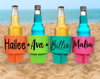 Personalized Beach Spiker Custom Beach Spiker Monogrammed Drink Holder for Sand Summer Beach Gear Gift for Beach Lovers Beach Vacation