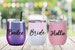 Wine Tumbler Personalized Wine Tumblers Stainless Steel Monogram Wine Glass Bachelorette gifts Bridesmaid Gift Proposals 12 oz set of 1 