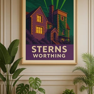Sterns Worthing Poster - Iconic UK Rave Club Print - 90s Rave Culture - A1–A4 Limited Edition (100 Only)