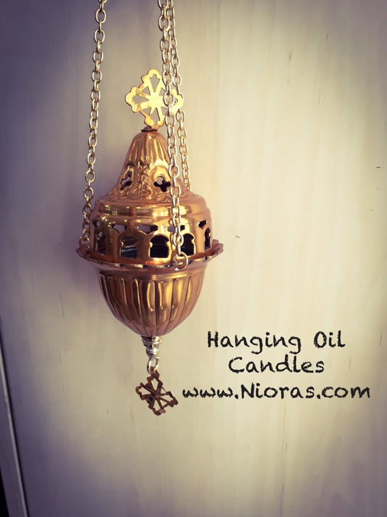 Hanging Vigil Oil Candle with Lid Etsy