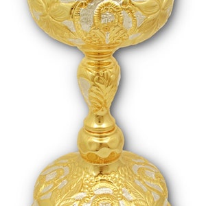 Coupe orthodoxe de la Sainte Communion - Discopotiro SET ou CUP - h:32cm