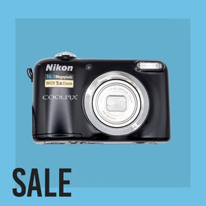 Nikon Coolpix A10 BLACK 16MP Digital Compact Camera Working With Case
