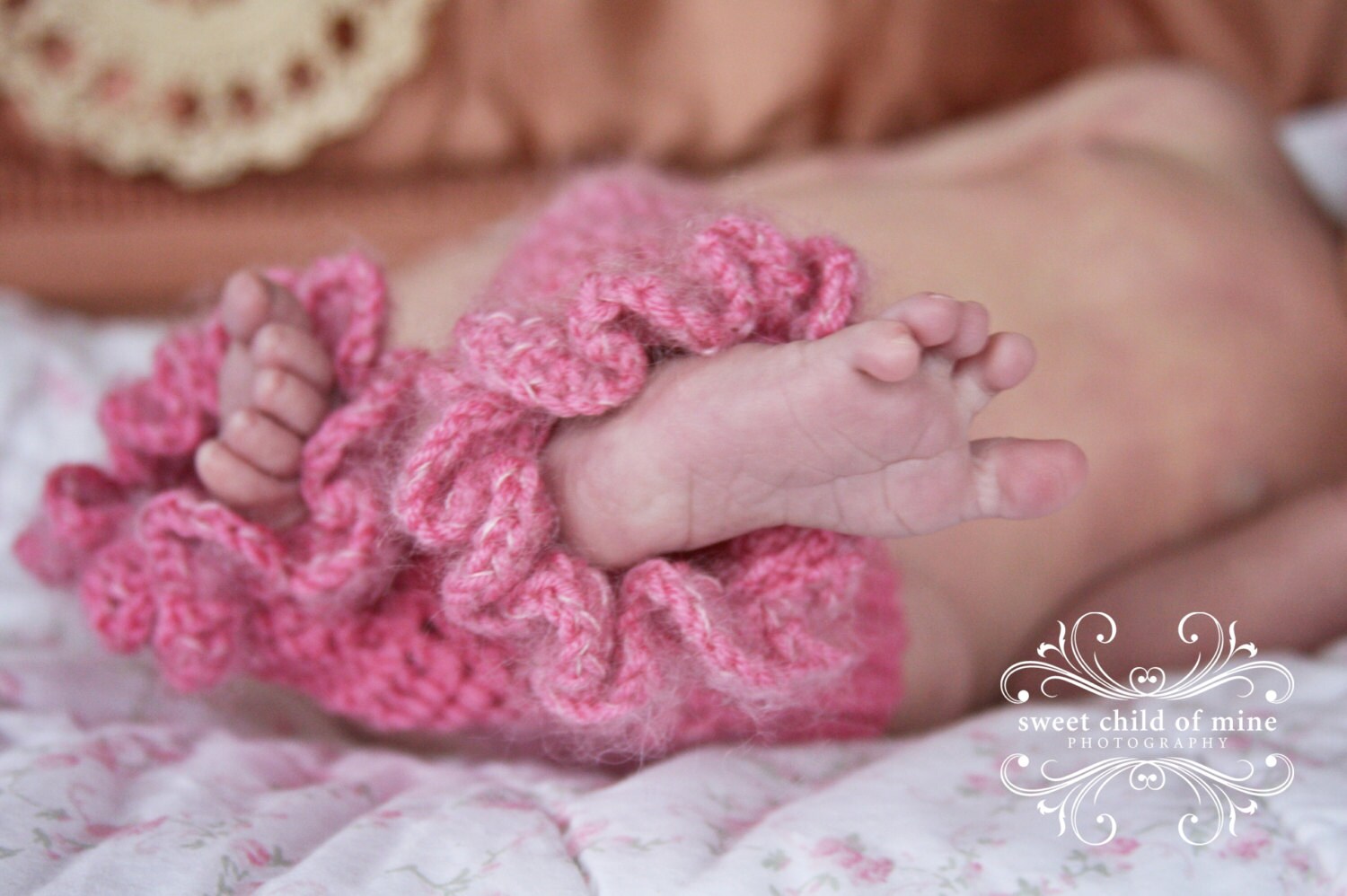 Preciously Pink Newborn Leg Warmers Etsy