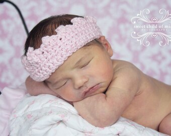 Crowned Queen of Pink - Newborn Crown