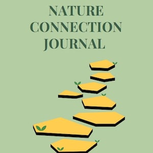 Diário de Conexão com a Natureza | Caderno de Reflexão Consciente ao Ar Livre | Rastreador de Autocuidado em PDF para Imprimir