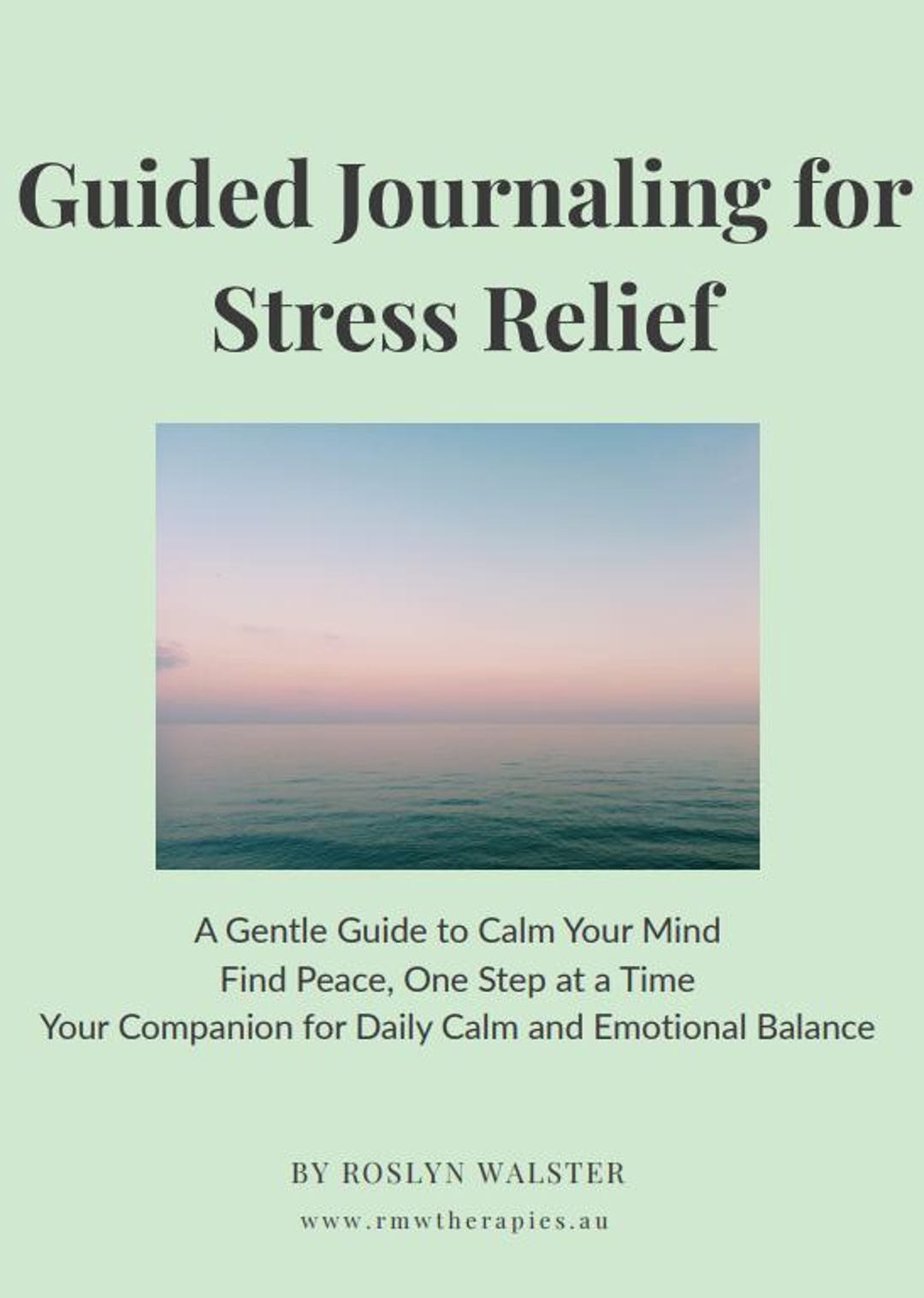 Guided Journal for Stress Relief – Gentle Prompts to Calm the Mind and ...