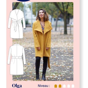 Patron couture Manteau - Olga
