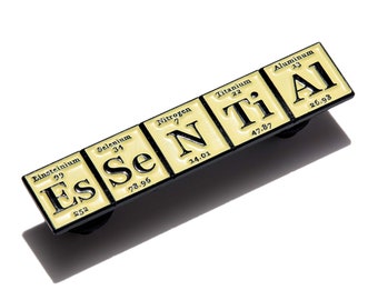 Periodic Table ESSENTIAL Enamel Lapel Pin by Periodically Inspired | For Healthcare Professionals