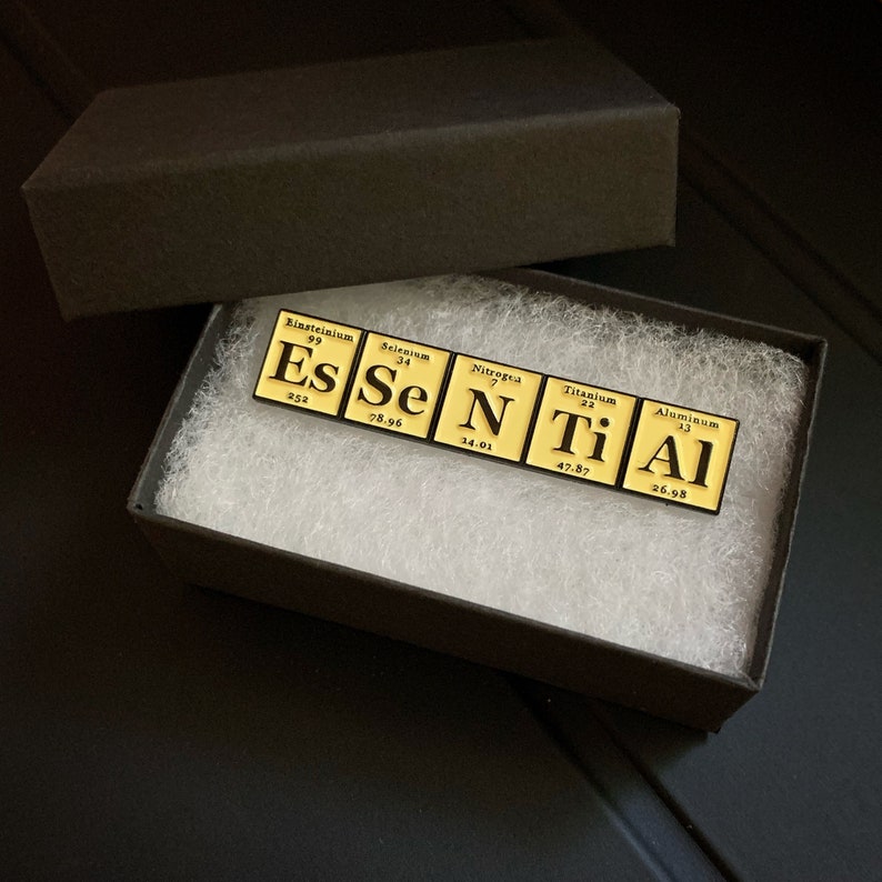 Periodic Table ESSENTIAL Enamel Lapel Pin by Periodically Inspired For Healthcare Professionals image 5