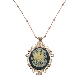 Timeless Three Graces Cameo Necklace Heirloom Quality Jewelry image 9
