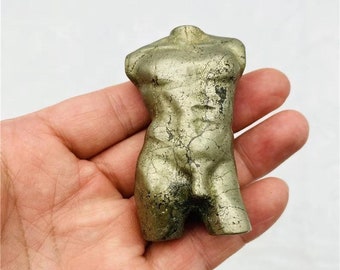 Pyrite Man Body Carving