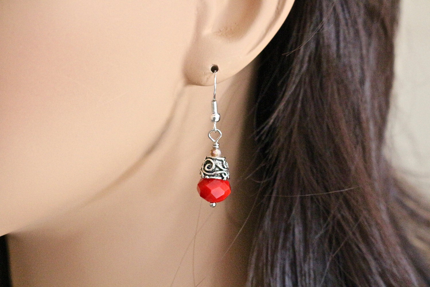 Reclaimed Vintage Earrings Drop Earrings Dangle Pierced Etsy