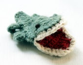 Pattern Crochet Finger puppet - Crocodile