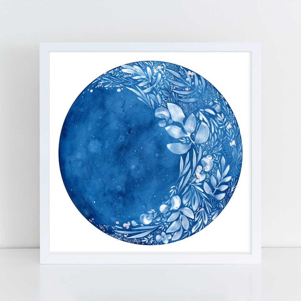Happy Blue Moon & Vows.*』シーグラスアート Happy Blue Moon & Vows
