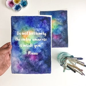 Rumi Quote Print. Universe Art Quote. Art Space Decor. Inspirational Quote. Rumi Quote Poster. Inspirational Rumi. Galaxy Print Quote. Rumi.