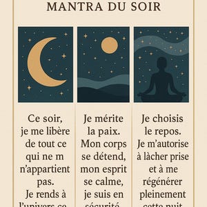 Poster del Mantra Positivo - Radiosità Interiore