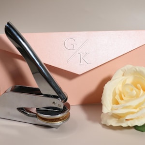 Personalized Wedding Embosser Stamp｜Initials Embosser｜Envelope and Invitation Embosser｜Napkin embosser｜Custom your wedding embosser