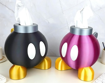 Caja de pañuelos Bob-omb de Super Mario