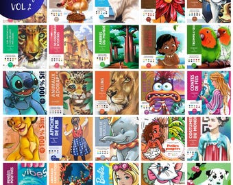 25 Disney Coloring Books Bundle, 2500+ Pages (Printable PDF)