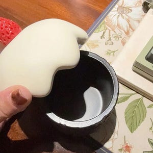 Erdbeerkuchen Schmuckschatulle - niedliches Harz-Aufbewahrungsdekor