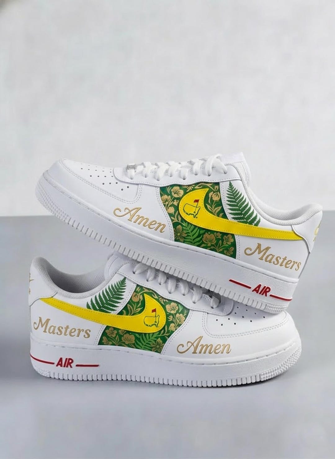 Custom Hand-painted Augusta Masters Air Force 1 Shoes - Etsy