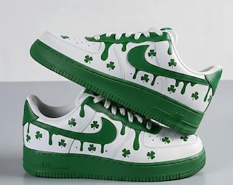 Zapatillas Air Force 1 personalizadas, pintadas a mano y con efecto goteo: Zapatillas AF1 personalizadas