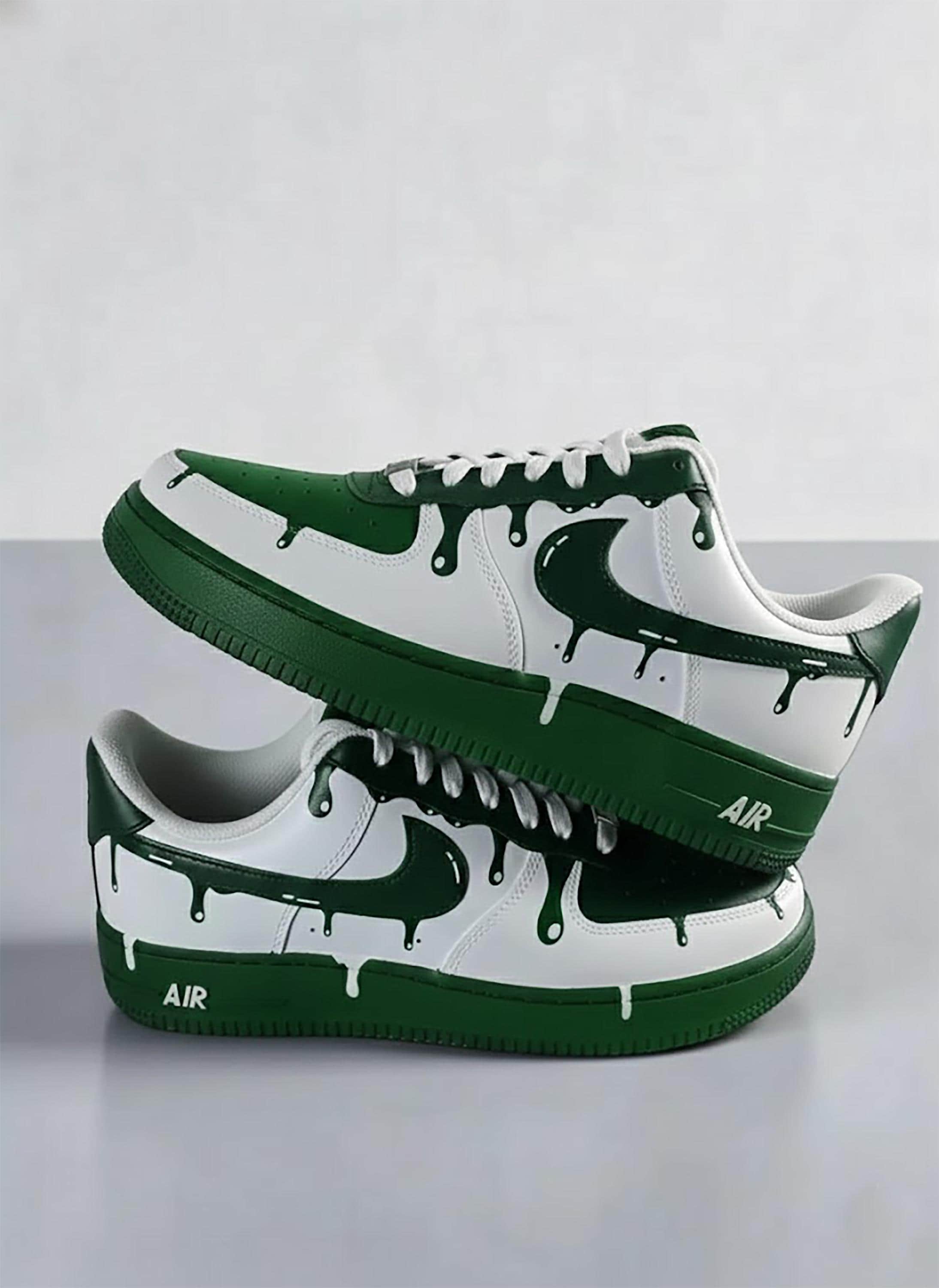 Nike Air Force 1 ドリップカスタム Custom air force 1 drip - Etsy 日本