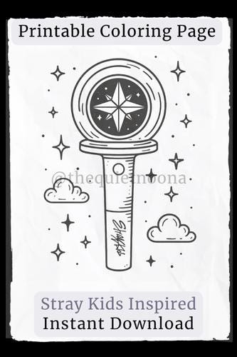 Stray Kids ペンライト SVG: Cricut 用 SKZ ファンアート、ステッカー