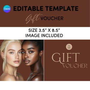Chèques-cadeaux pour entreprises de beauté | Bon esthétique | Logo personnalisé | Bons esthéticienne | Chèques cadeaux personnalisés