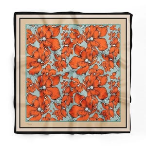 Bandana Scarf, Paisley Design Scarf, Vibrant Color, High-Quality, Winter Scarf, Unique Design, Handmade Bandana, Cancer Head Covering