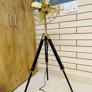 Decorative Home Fan – Unique Standing Fan for Bedroom or Office | 3-Speed Modern Cooling Fan Unique Fan – Standing Fan Nautical Home Decor