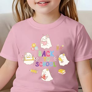 Back To School Ghost Shirt,First Day If School Shirt, Back To School Shirt,Back to school gift, Kindergarten Shirt,Cute Ghost Shirt