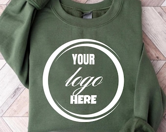 Custom Logo Sweatshirt, Small Business Custom Logo, Real Estate Sweatshirt, Team Staff Logo Shirt, Custom School Logo Shirt, Company Logo