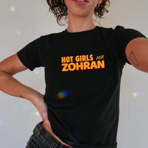 Hot Girls for Zohran Baby Tee, Zohran for NYC,Zohran Mamdani Tee,Vote Zohran,Zohran for Mayor,Zohran Shirt,Democratic Socialists of America