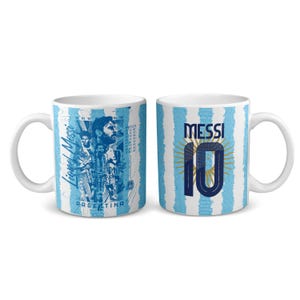 Messi. Ceramic mug.