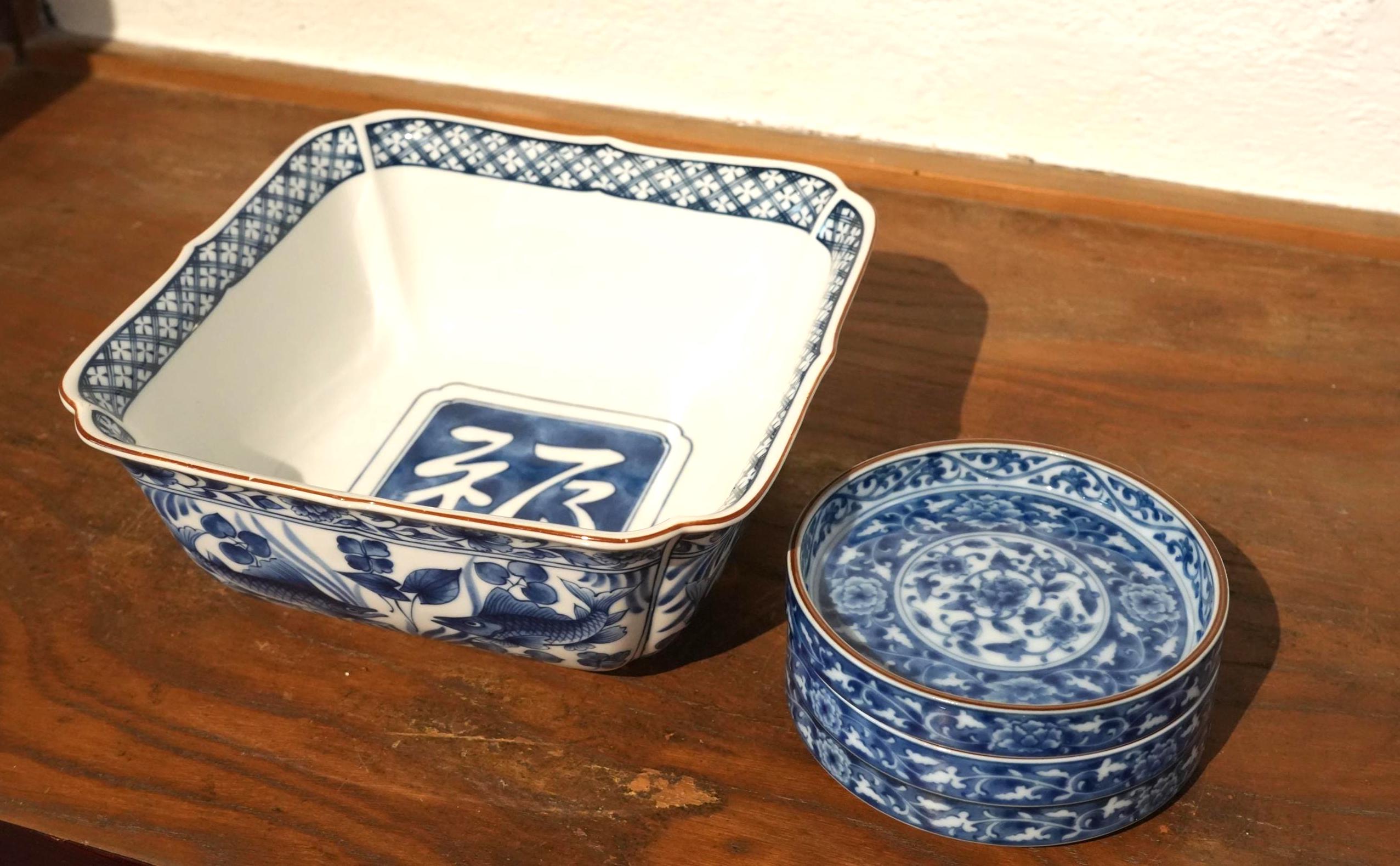 Blue and white porcelain planter - Etsy 日本