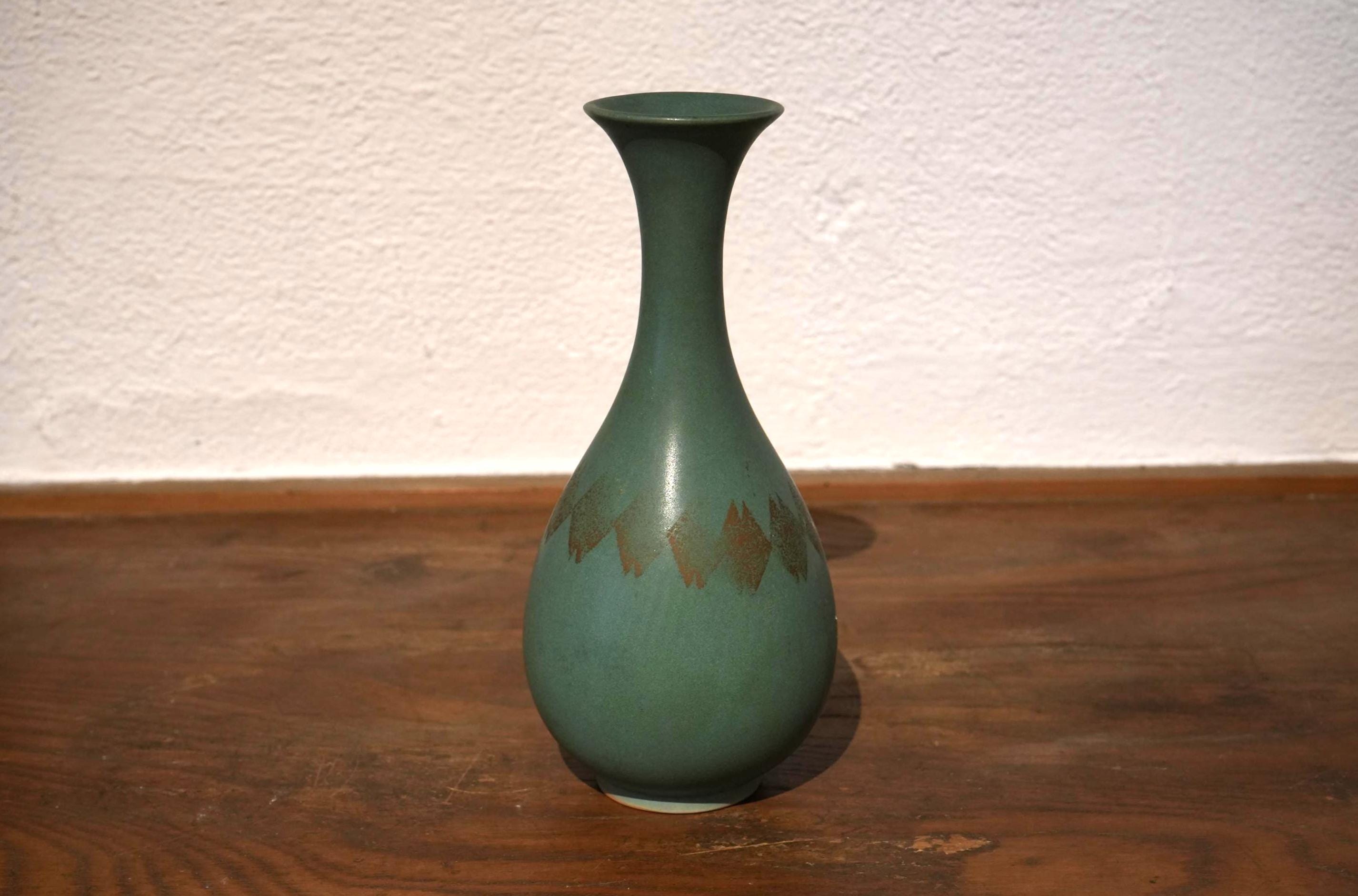 Vintage green vase - Etsy 日本