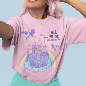 Chemise livresque drôle pour les droits des homosexuels : Fierté sans préjugés | Chemise de lecture LGBTQ pour amateur de lecture, lire plus de livres queer, t-shirt Equal Right