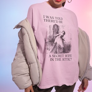 Funny Gothic Romance Tee Shirt for Spooky Romance Reader: Gift for Librarian or Literature Professor Who Loves Jane Eyre, Book Lover T-Shirt