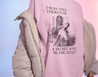 Lustiges Gothic Romanze T Shirt für Spooky Romanze Leser: Geschenk für Bibliothekarin oder Literatur Professorin die Lieben Jane Eyre, Buch-Liebhaber-T-Shirt