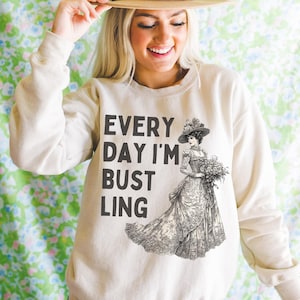 Funny Women&#39;s History Sweatshirt for Historian Who Love Victorian History, English History Crewneck, Social Studies Teacher, History Major