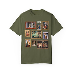 Camiseta de Historia del Arte de Sandro Botticelli para profesores de historia, camiseta de Estudios Sociales para historiadores amantes del arte gótico tardío y renacentista temprano. Hemp