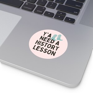 Cute Groovy Western History Sticker, History Teacher: Y'all Need A ...