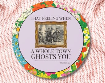 American History Sticker for Historian Obsessed with The Colony of Roanoke, Silly US Mystery Sticker for History, Social Studies Teacher